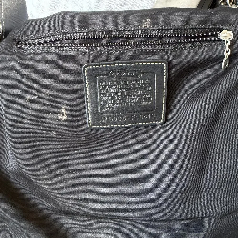 Coach Signature Canvas and Leather Crossbody Bag - Picture 6 of 6